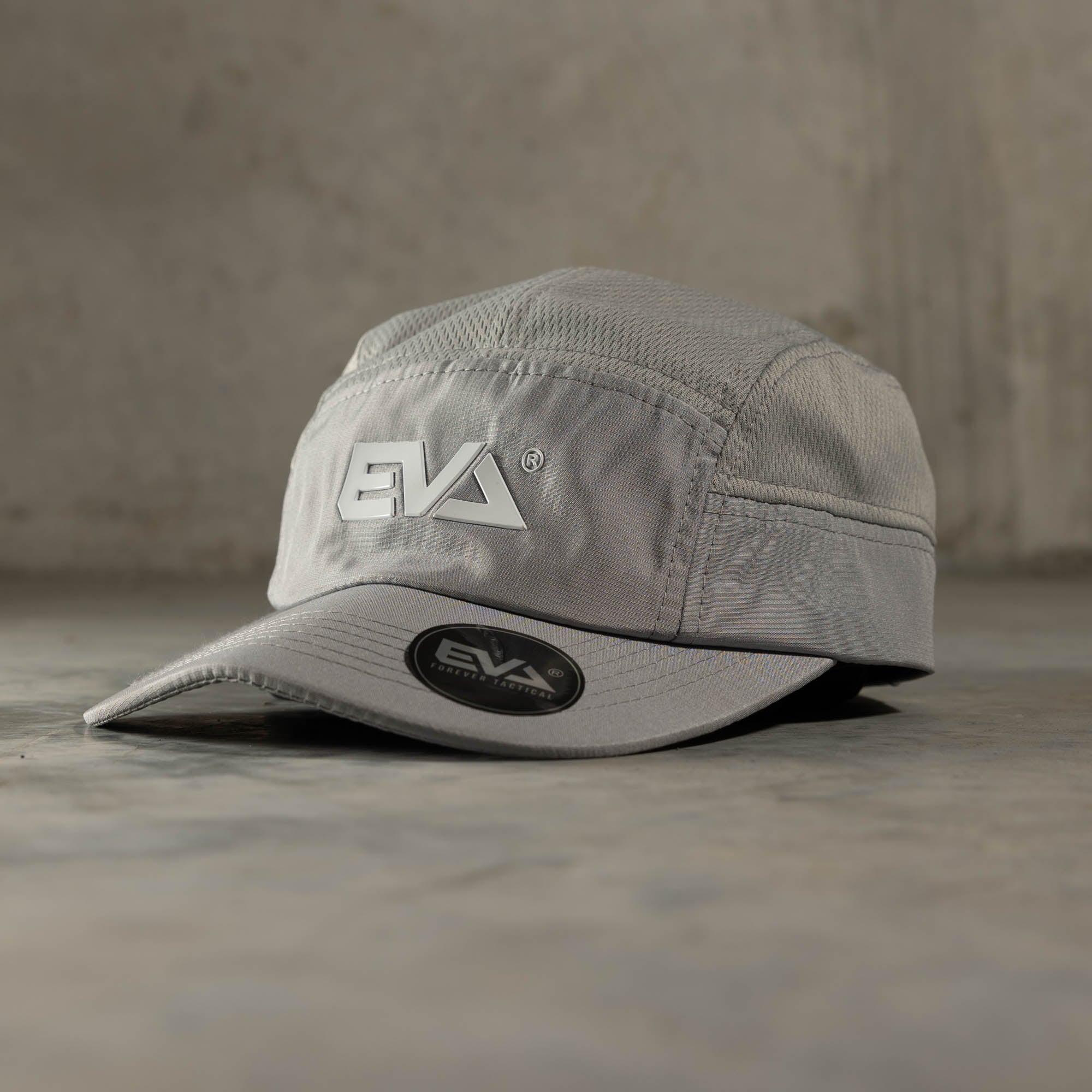 Mesh Trainer Hat [Grey/White]