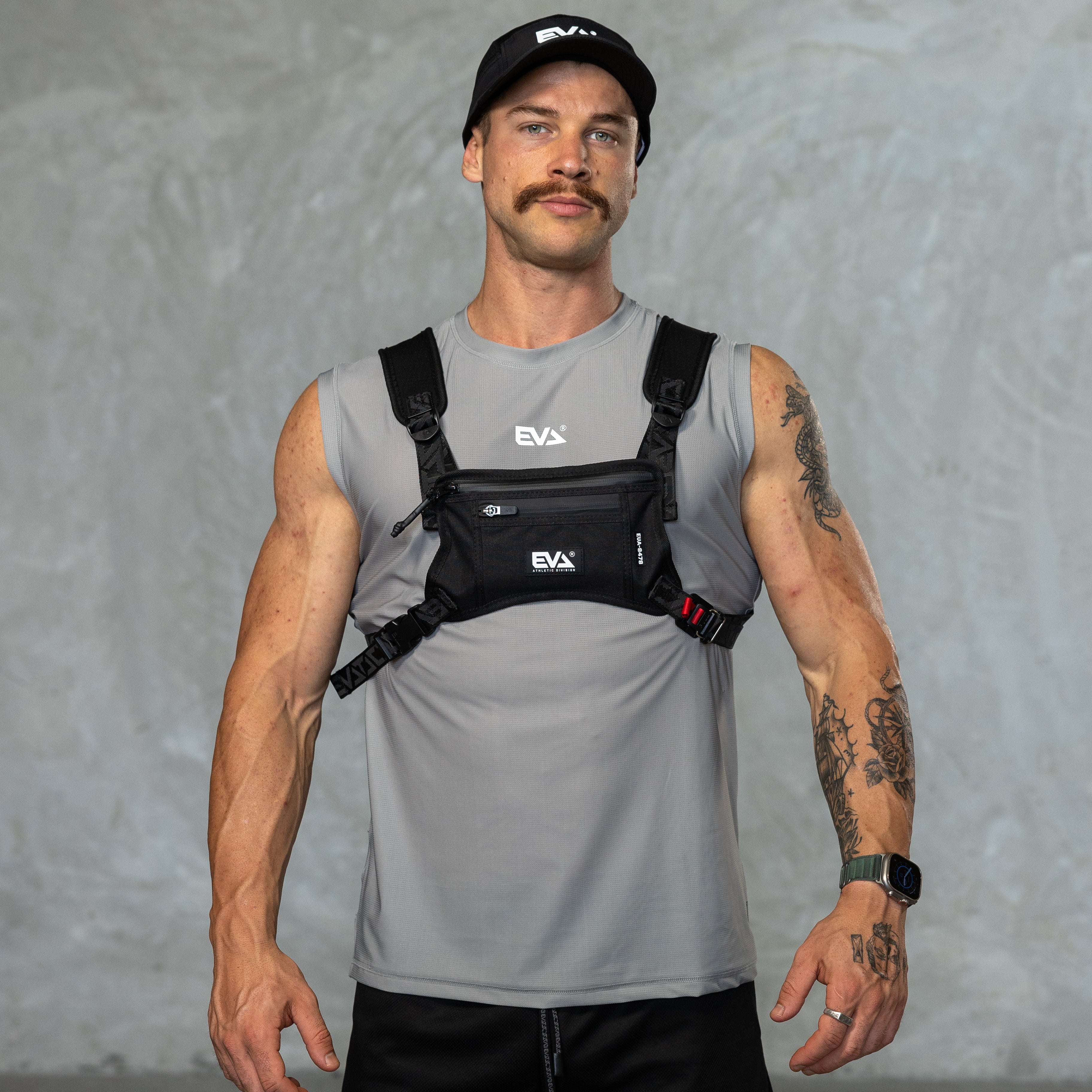EVA8393 Running Tech Vest [Black]