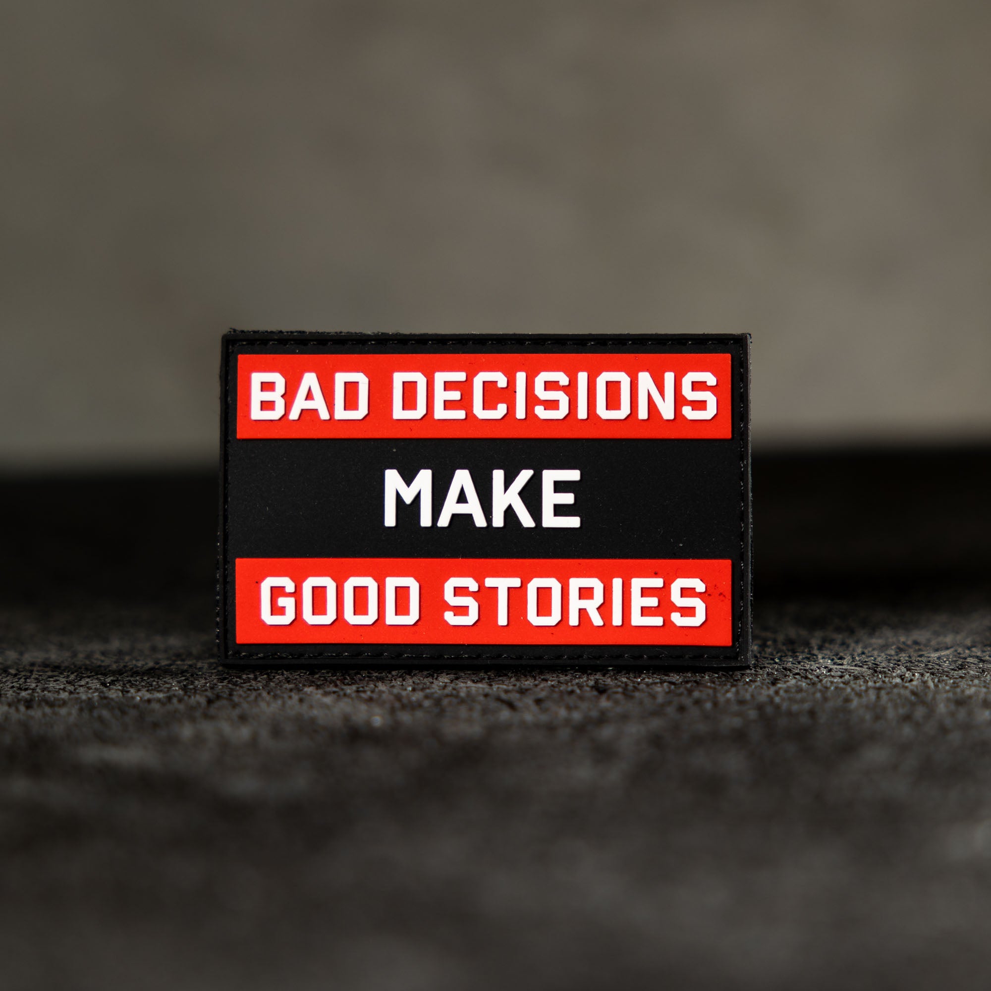 BAD DECISIONS - VELCRO PATCH