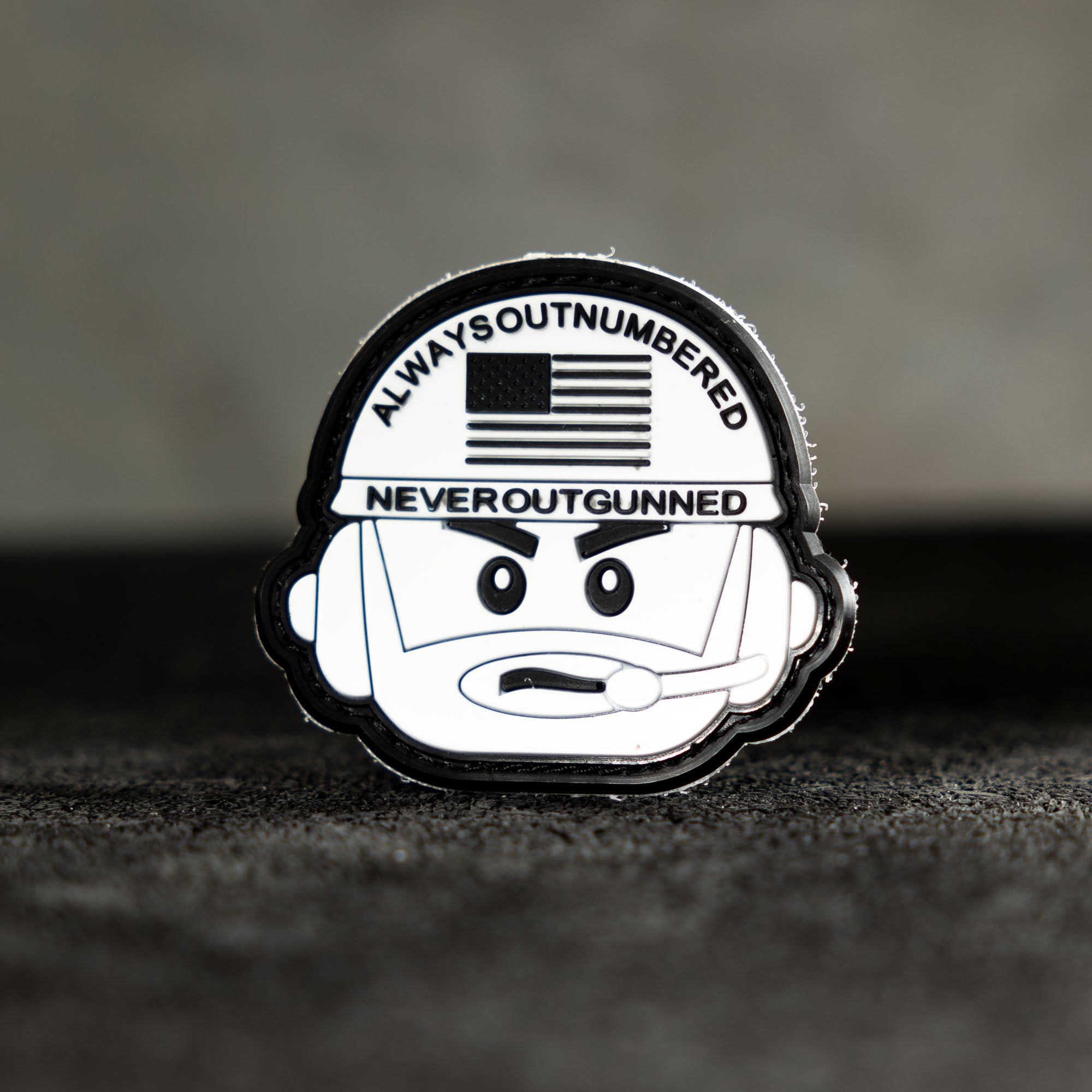 Never Out Gunned - Velcro Patch