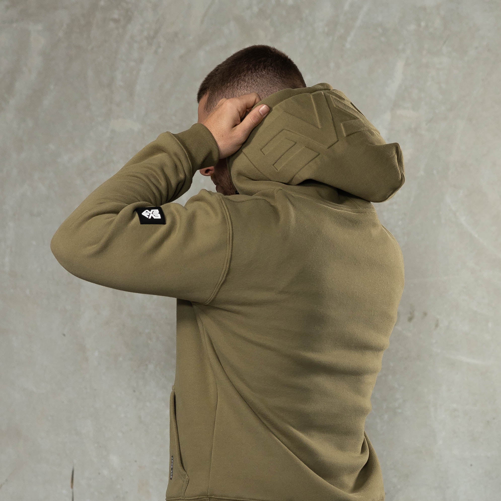 Oversized Tech Hoodie [Olive]