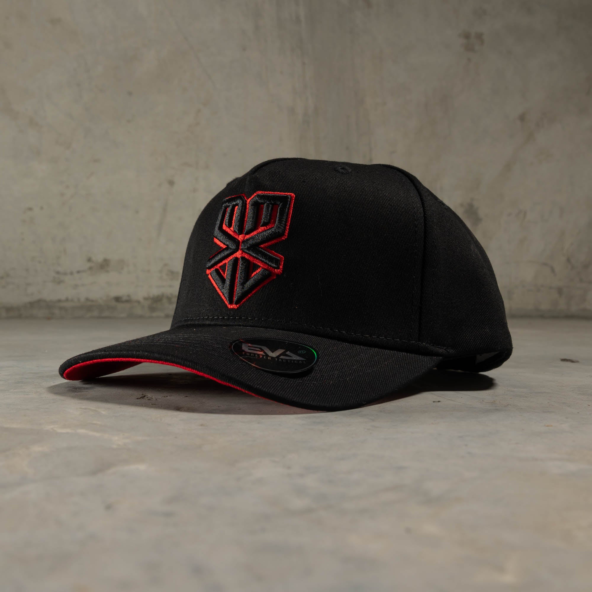 EVA Emblem A-Frame Hat [Black/Red]