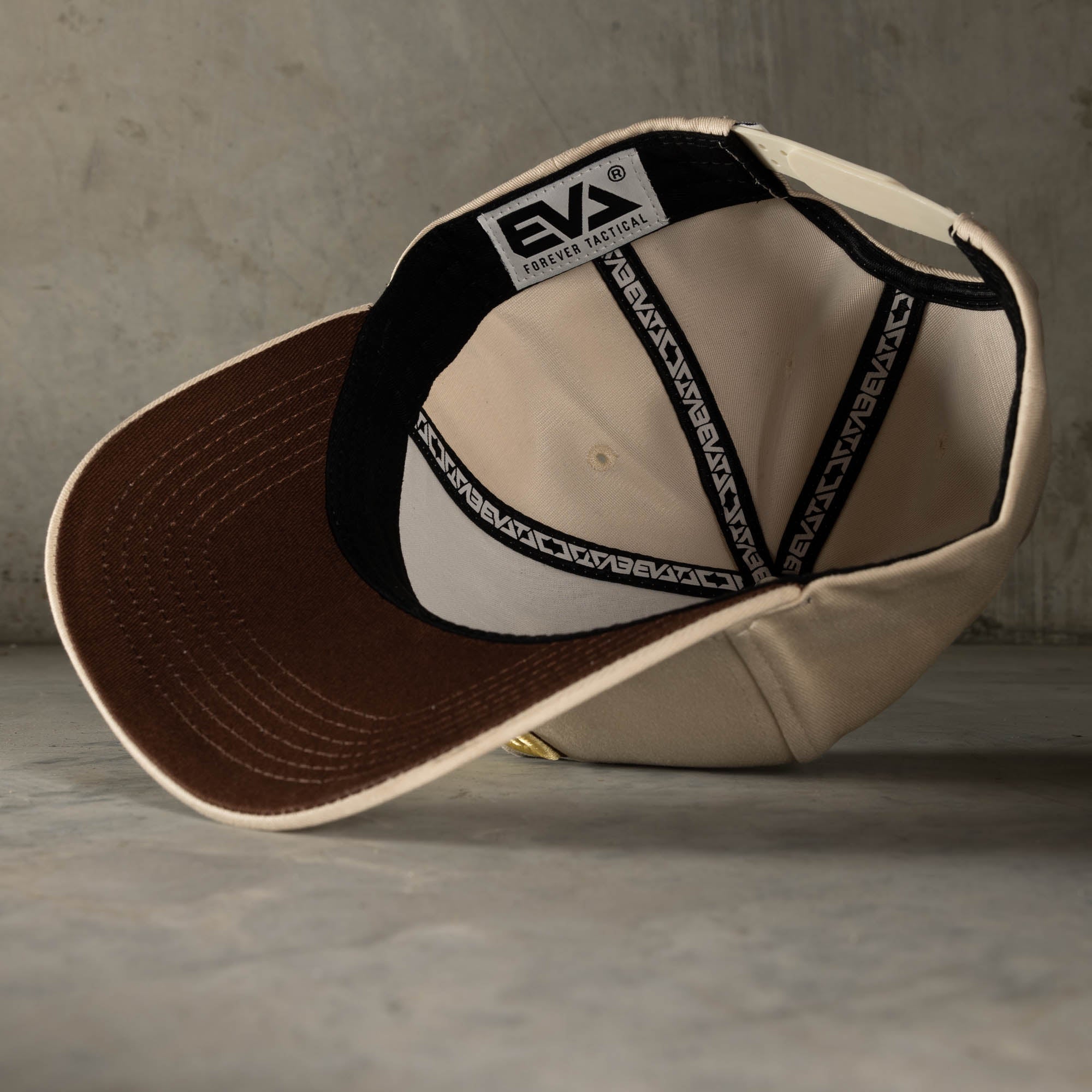 Emblem A-Frame Hat [Ivory/Gold]