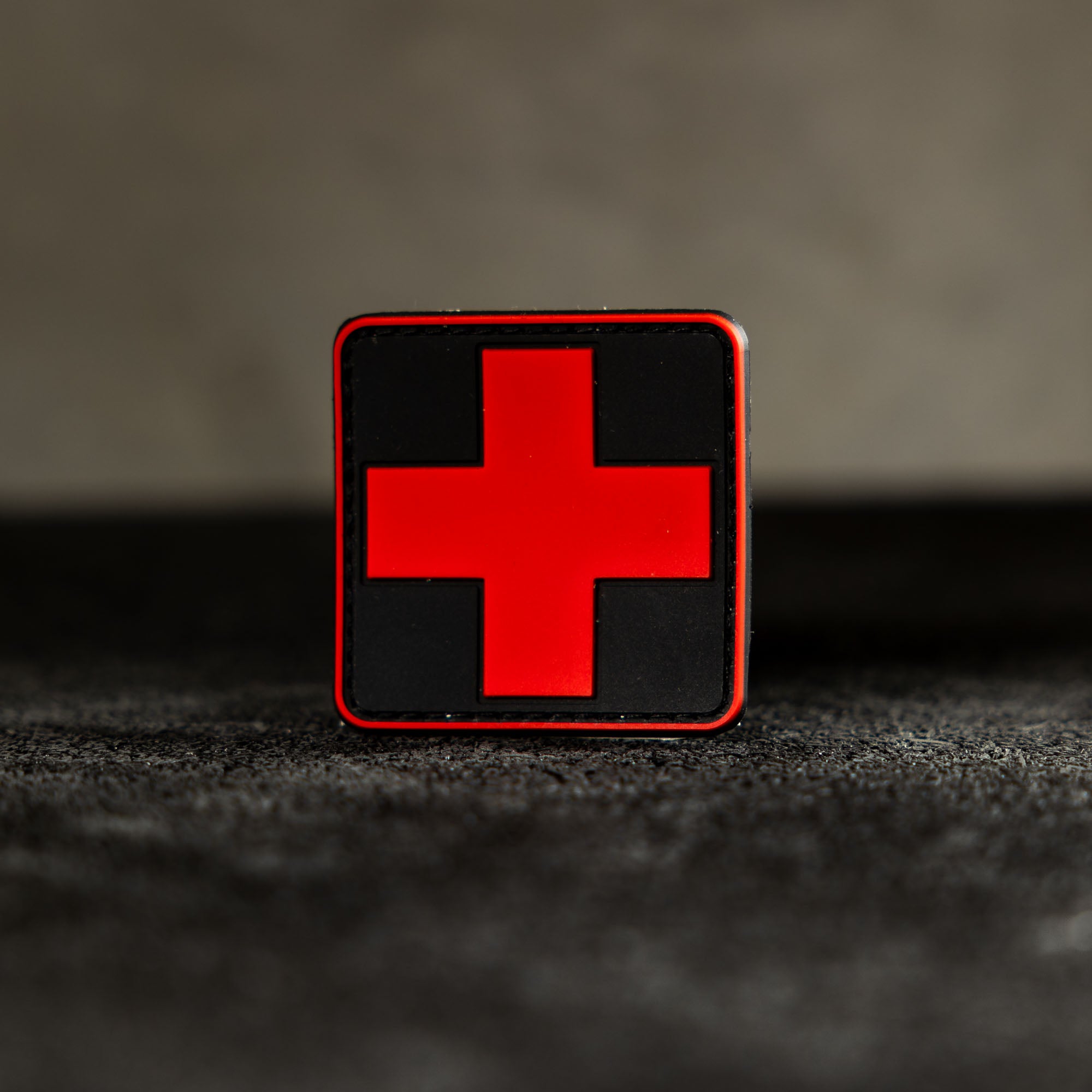 Medical [Black/Red] - Velcro Patch